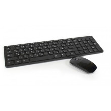 Русская беспроводная клавиатура с мышкой UKC k06 черный (44719)