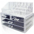 Настольный ящик органайзер для хранения косметики GUT Storage Box белый (46236)