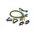 Набор эспандеров для фитнеса Power Bands 5 резиновых жгутов (IM 46502)