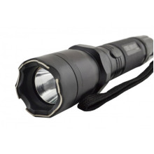 Тактический аккумуляторный фонарь отпугиватель от собак с шокером Bailong BL1101 Black