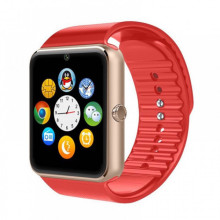 Умные смарт часы телефон Smart Watch Красные (GT-08)