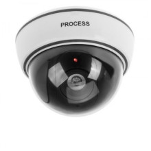 Муляж камеры видеонаблюдения купольная камера PROCESS BB-1500 с подсветкой как при записи