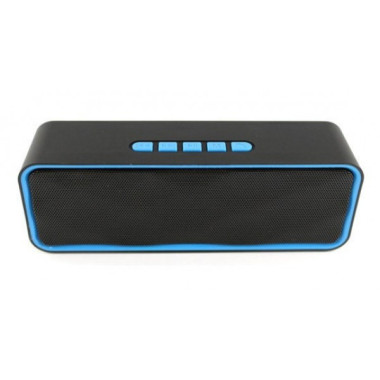 Портативная беспроводная Bluetooth колонка Music Wireless Speaker SC 211 ORIGINAL синяя