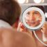 Светодиодное LED зеркало 10х Flexible Mirror для макияжа с присоской на гибкой ножке с увеличением