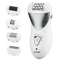 Эпилятор женский Gemei аккумуляторный 4 в 1 для удаления волос Original с насадками Белый (GM3061)