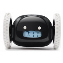 Убегающий будильник на колесах Alarm Clock ORIGINAL Черный