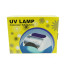 Гибридная ультрафиолетовая LED лампас таймером светодиодная UV Lamp 48 Вт сушилка для маникюра и педикюра Серебристая
