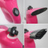 Отпариватель для одежды пароочиститель ручной RZ-608+ PRO на 2 режима 375/750 Вт Розовый