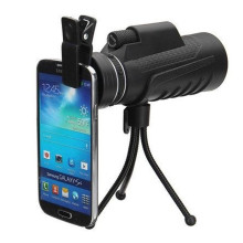Монокуляр бинокль PANDA 40x60 PRO с ночным видением с креплением прищепкой для телефона и подставкой