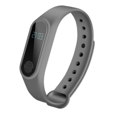 Фитнес браслет трекер Smart Band Серый (M2)