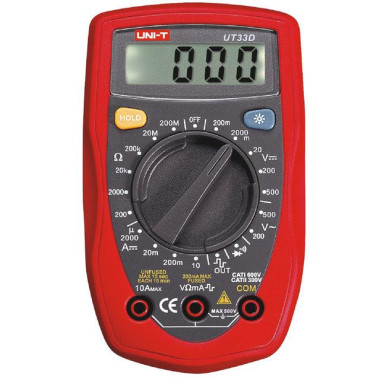 Мультиметр цифровой тестер вольтметр UNI-T UT33B Digital Multimeter