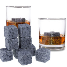 Камни для виски Whiskey Stones с мешочком в подарочной коробке 9 шт
