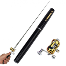 Складная телескопическая удочка ручка спининг Fishing Rod в виде ручки походная портативная