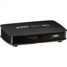 ТВ-ресивер Opera тюнер цифровой приёмник T2 с поддержкой Wi-Fi адаптера для телевизора с приложением YouTube плюс пульт Чёрный (TR-9001-HD)