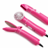 Фен-стайлер Fullcome Hair Styler 10 в 1 850 Вт, 10 насадок, розовый (MS22-AV)
