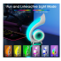 Многофункциональная Bluetooth-колонка с LED-дисплеем, будильником, часами и RGB-подсветкой Abyss G69 Pro Lyrics (G69PR-AV)