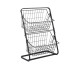 Кухонный металлический органайзер Storage Rack, двухъярусная полка 39×28×18 см, черный (RMB12-AV)