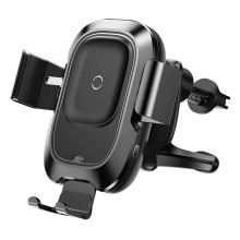 Автодержатель Baseus Wireless Charger WXHW01 с беспроводной зарядкой, черный (WXHW01-AV) Автодержатель Baseus Wireless Charger WXHW01 с беспроводной зарядкой, черный (WXHW01-AV)
