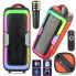Портативная Bluetooth-колонка JQS4407 20 Вт с RGB-подсветкой и двумя динамиками (JQS4407-AV)