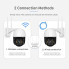 Уличная IP Wi-Fi PTZ-D4 камера видеонаблюдения, поворотная, IP66, 2 МП, бело-черная (PTZD4-AV)