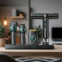 Набор VGR STEPLERSS PRO 4 в 1 BLACK — машинка для стрижки, триммер, электробритва и фен (PRO4IN1-AV)