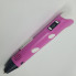 3D-ручка 3Dpen-3 с LCD-экраном, полный комплект с пластиком, розовая (PEPINK33-AV)