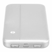 Портативная зарядка Power Bank S-link G10N 10000 mAh Slim Dual USB Type-C MicroUSB 5V/2.1А White