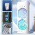 Вентилятор настольный двойной с охлаждением Double-ended Spray Fan, LED-подсветкой, пультом и 3 скоростями (DFL812-AV)
