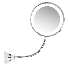 УЦЕНКА! Зеркало с LED подсветкой ULTRA FLEXIBLE MIRROR с увеличением 5X . Гибкое зеркало для макияжа (Плохая упаковка 3263)