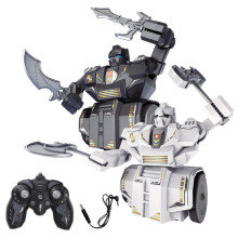 Интерактивный боевой робот JJRC R33 с пультом | ИК-управление, свет, звук, стрельба, танцы