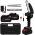 Аккумуляторная цепная мини-пила Electric Chain Saw 48V 8 дюймов (20 см) с 2 аккумуляторами в кейсе (Electric Chainsaw 2x48-AV)