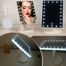 УЦЕНКА! Зеркало настольное с подсветкой LED - бренд Large Led Mirror (Плохая упаковка 3298)