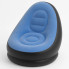 Надувной диван с пуфом Air Sofa и насосом, голубой (6816-AV)