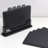 Набор разделочных досок Zepline ZP-00220 Black Edition — 5 предметов с подставкой (BLAK220-AV)