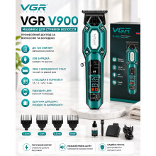Аккумуляторная машинка для стрижки VGR V900 GREEN с набором насадок (VGRV900Green-AV) Аккумуляторная машинка для стрижки VGR V900 GREEN с набором насадок (VGRV900Green-AV)