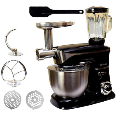 Кухонный комбайн Rainberg RB-8080 3 в 1 тестомес, мясорубка, блендер 4200 Вт 5 л (RB-8080-AV)