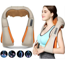 Роликовый массажер для всего тела Massager of Neck Kneading с инфракрасным подогревом для дома и авто (6929830-AV)
