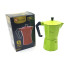 Гейзерная кофеварка Domotec 2709-Pro для газовых плит на 9 чашек 450 мл Зеленый (VK-4929)