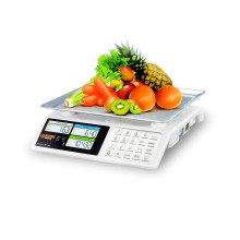 Весы торговые электронные BITEK YZ-982SPRO с металлическими кнопками до 55 кг Белый (VK-6761)