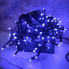 Светодиодная гирлянда дождик бахрома 3х1.5 м 120LED Arts Pine черный провод матовая круглая лампа Синий (VK-6910)