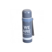 Термос для спорта Kidis Stainless bottle-1 350 мл 21.5х6.5 см Серый (VK-7872)