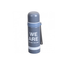 Термос для спорта Kidis Stainless bottle-1 350 мл 21.5х6.5 см Серый (VK-7872)