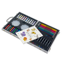 Набір для малювання 50 предметів у валізці білий (RZN-23103835) Набір для малювання 50 предметів у валізці білий (RZN-23103835)