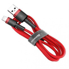 Кабель USB/Type-C 1 м Baseus Cafule 3 А червоний (RZN-23106811)