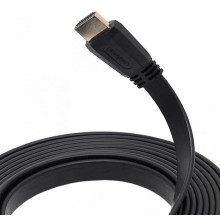 Кабель HDMI/HDMI 1.5 м UGREEN ED015 Flat Cable чорний (RZN-23102301)