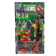 Набір іграшкової зброї 2288-2 стріли-присоски чорний з червоним (RZN-23104035)