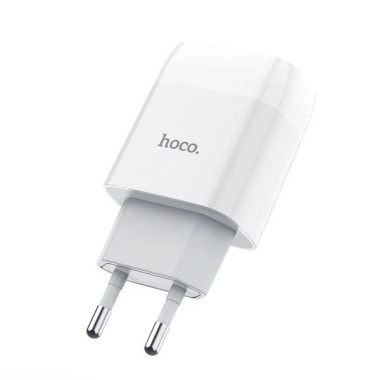 Зарядний блок живлення 2xUSB HOCO C73A Glorious 12 W 5 V 2.4 A білий (RZN-23106414)