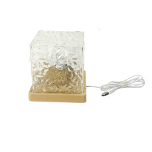 Нічник LED Куб Relaxing Light RGB USB 11 х 11 см прозорий (RZN-23099759)