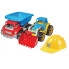 Іграшковий набір машинок 3в1 Малюк будівельник Technok Toys 3954 пластик 37 см різнобарвний (RZN-23097659)