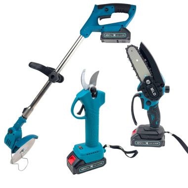 Набір електроінструменту MLD (3в1) (AT-CS2104D) (Пила, секатор, газонокосарка) new (RZN-23105940)